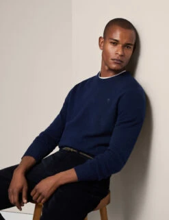 Hackett Pure Lambswool Crew Neck Jumper