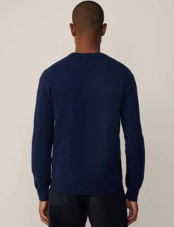 Hackett Pure Lambswool Crew Neck Jumper -Marksandspencer Sale Store Pure Lambswool Crew Neck Jumper 3