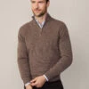 Hackett Pure Lambswool Textured Half Zip Jumper -Marksandspencer Sale Store Pure Lambswool Textured Half Zip Jumper