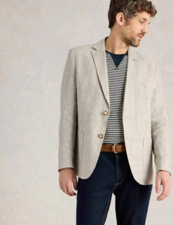 WHITE STUFF Pure Linen Blazer