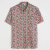 Pure Linen Floral Shirt -Marksandspencer Sale Store Pure Linen Floral Shirt