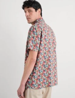 Pure Linen Floral Shirt -Marksandspencer Sale Store Pure Linen Floral Shirt 3