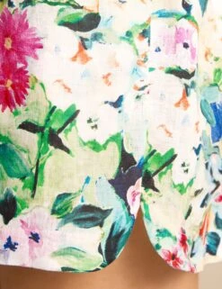 Joules Pure Linen Floral Shorts -Marksandspencer Sale Store Pure Linen Floral Shorts 7