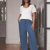Pure Lyocell Drawstring Wide Leg Trousers 23 Pure Lyocell Drawstring Wide Leg Trousers -Marksandspencer Sale Store Pure Lyocell Drawstring Wide Leg Trousers