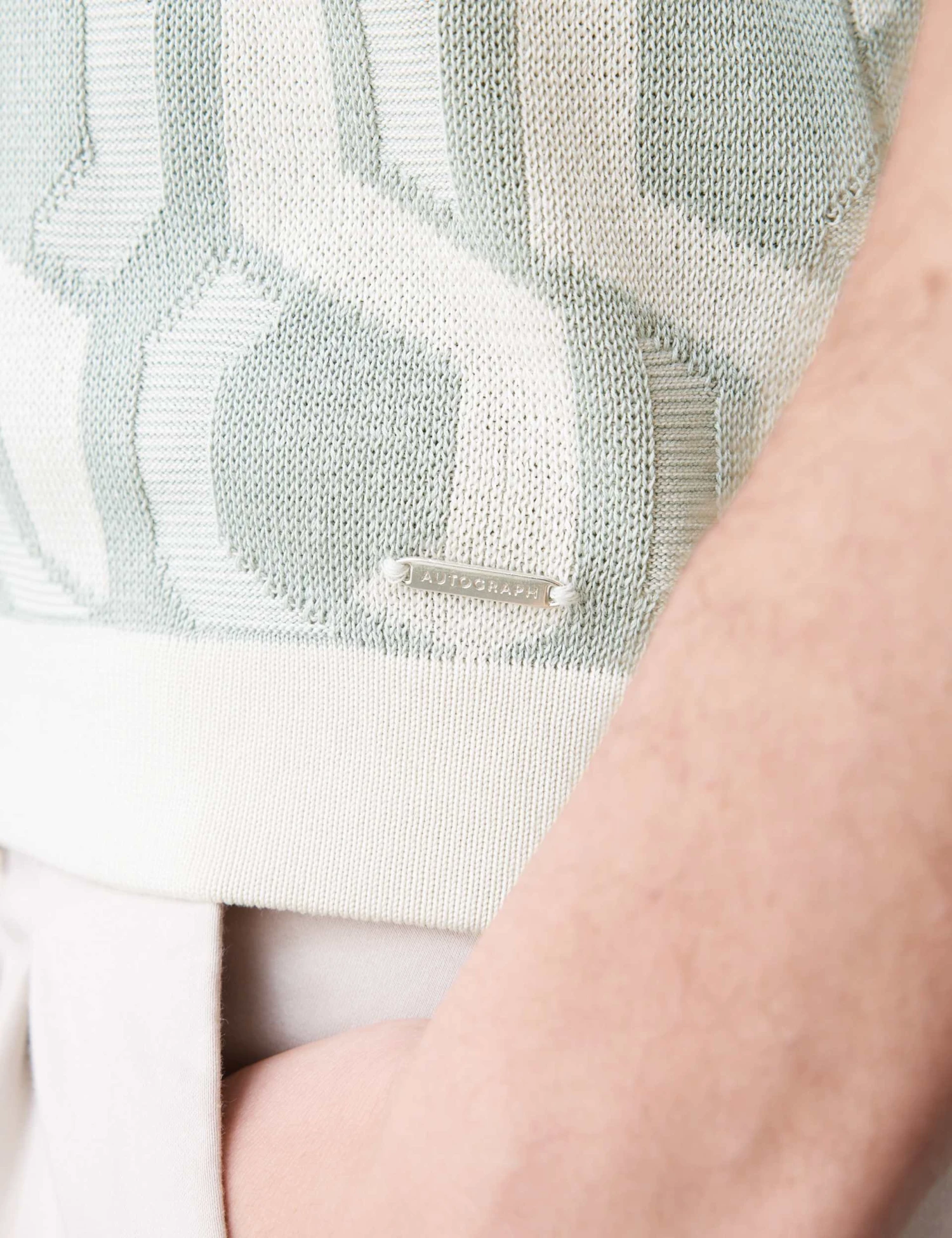 Pure Mercerised Cotton Knitted Polo Shirt 3 Pure Mercerised Cotton Knitted Polo Shirt - Image 3