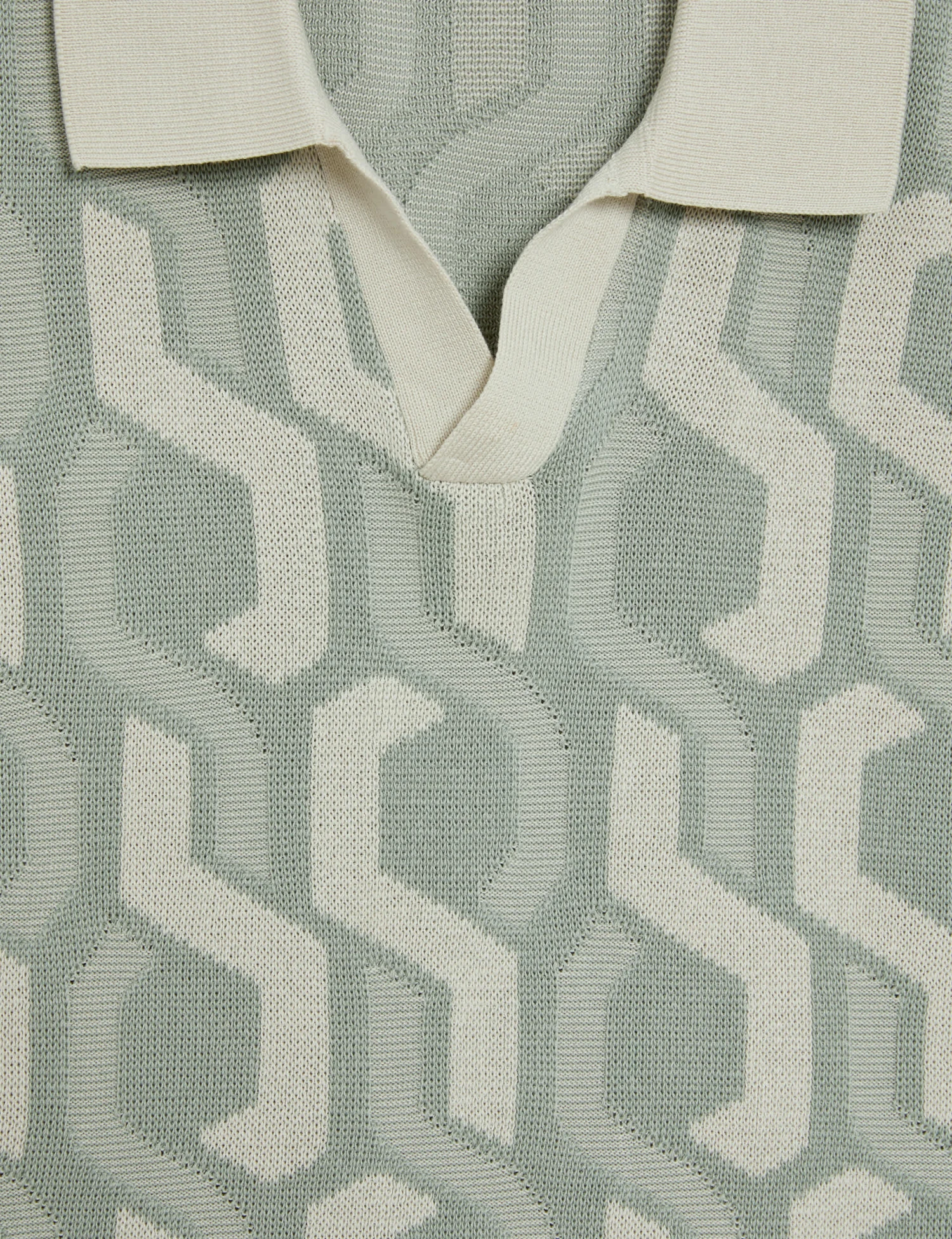 Pure Mercerised Cotton Knitted Polo Shirt 8 Pure Mercerised Cotton Knitted Polo Shirt - Image 8