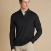 Pure Merino Wool Button Neck Jumper -Marksandspencer Sale Store Pure Merino Wool Button Neck Jumper