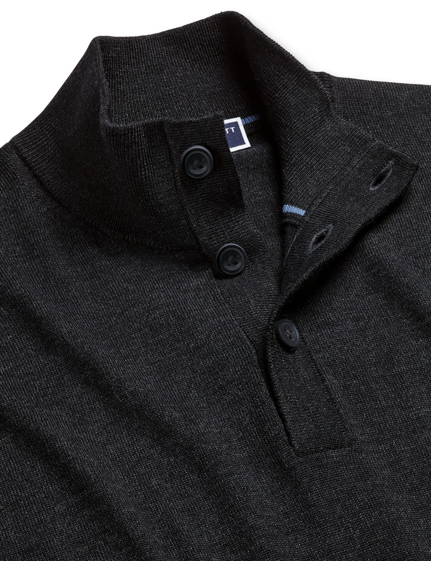 Pure Merino Wool Button Neck Jumper 5 Pure Merino Wool Button Neck Jumper - Image 5