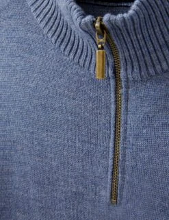 WHITE STUFF Pure Merino Wool Funnel Neck Half Zip Jumper -Marksandspencer Sale Store Pure Merino Wool Funnel Neck Half Zip Jumper 5