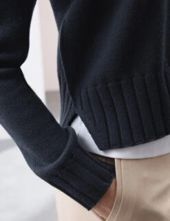 Pure Merino Wool Ribbed Crew Neck Jumper 23 Pure Merino Wool Ribbed Crew Neck Jumper -Marksandspencer Sale Store Pure Merino Wool Ribbed Crew Neck Jumper 3