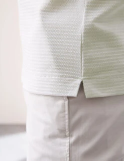 Pure Supima® Cotton Textured Polo Shirt -Marksandspencer Sale Store Pure Supima Cotton Textured Polo Shirt 5