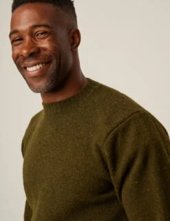 Pure Wool Crew Neck Jumper -Marksandspencer Sale Store Pure Wool Crew Neck Jumper 5