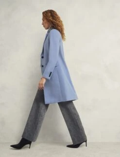 Pure Wool Longline Tailored Coat -Marksandspencer Sale Store Pure Wool Longline Tailored Coat 4