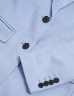 Pure Wool Longline Tailored Coat -Marksandspencer Sale Store Pure Wool Longline Tailored Coat 7