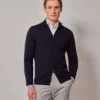 Pure Wool Zip Up Jumper