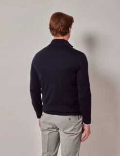 Pure Wool Zip Up Jumper -Marksandspencer Sale Store Pure Wool Zip Up Jumper 2