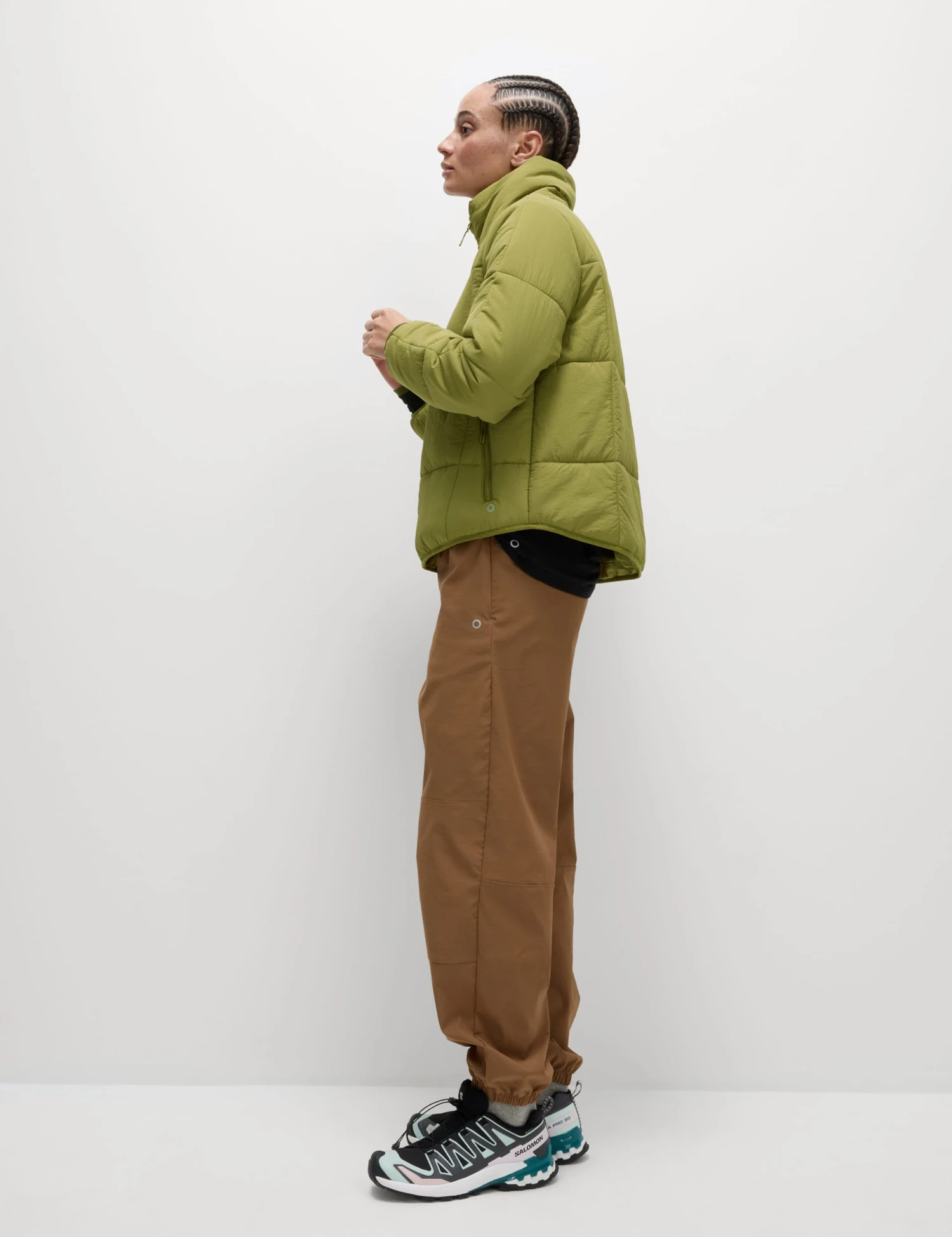 Quilted Funnel Neck Puffer Jacket 3 Quilted Funnel Neck Puffer Jacket - Image 3