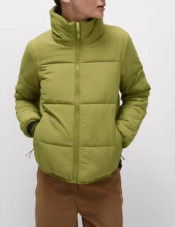 Quilted Funnel Neck Puffer Jacket 19 Quilted Funnel Neck Puffer Jacket -Marksandspencer Sale Store Quilted Funnel Neck Puffer Jacket 4
