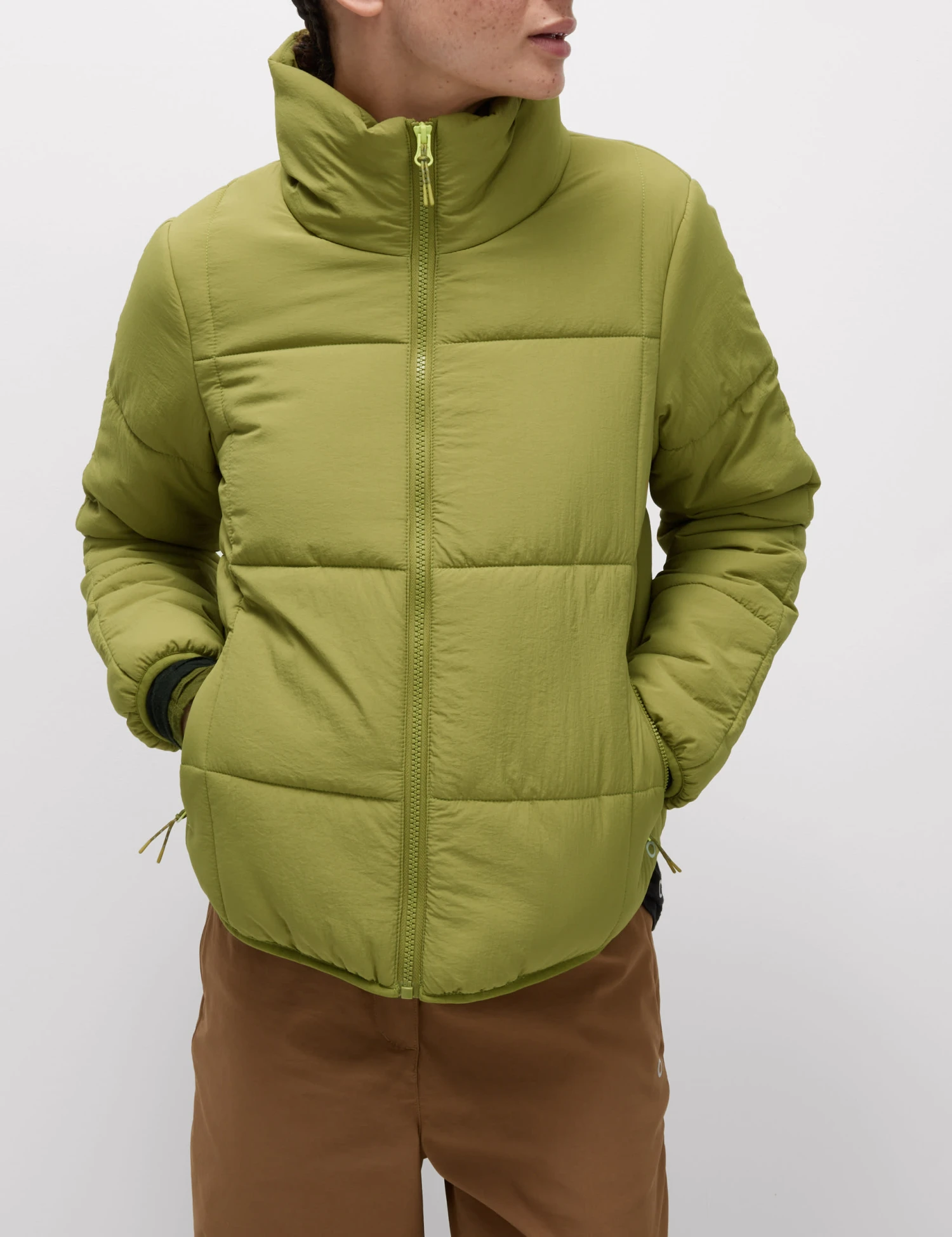 Quilted Funnel Neck Puffer Jacket 5 Quilted Funnel Neck Puffer Jacket - Image 5