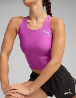 Puma Raceday Ultraform Racerback Crop Vest Top -Marksandspencer Sale Store Raceday Ultraform Racerback Crop Vest Top 4