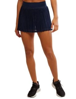 Rally Pleated Layered High Waisted Skort