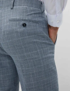 Regular Fit Check Suit Trousers -Marksandspencer Sale Store Regular Fit Check Suit Trousers 5