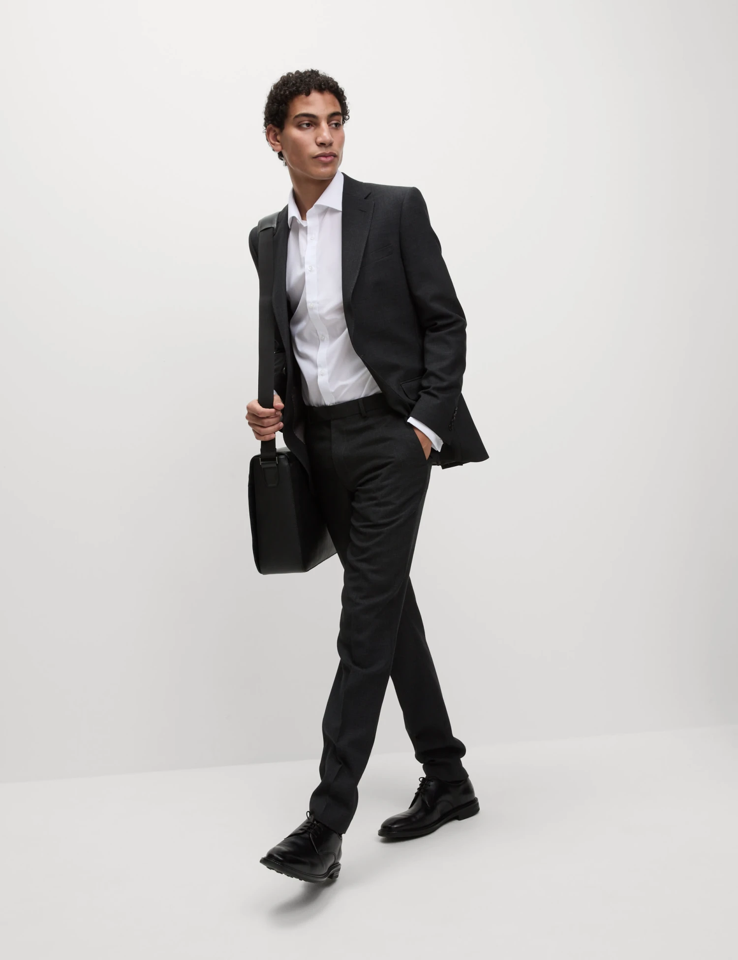 Regular Fit Cotton Blend Double Cuff Shirt 5 Regular Fit Cotton Blend Double Cuff Shirt - Image 5