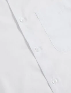 Regular Fit Cotton Blend Short Sleeve Shirt -Marksandspencer Sale Store Regular Fit Cotton Blend Short Sleeve Shirt 2