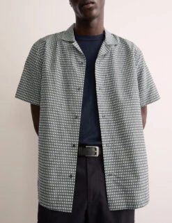 Jaeger Regular Fit Cotton Rich Luxury Shirt With Silk -Marksandspencer Sale Store Regular Fit Cotton Rich Luxury Shirt with Silk 2