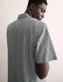 Jaeger Regular Fit Cotton Rich Luxury Shirt With Silk -Marksandspencer Sale Store Regular Fit Cotton Rich Luxury Shirt with Silk 5