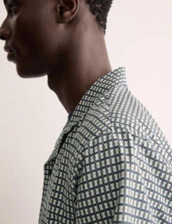 Jaeger Regular Fit Cotton Rich Luxury Shirt With Silk -Marksandspencer Sale Store Regular Fit Cotton Rich Luxury Shirt with Silk 6