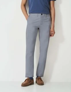 Regular Fit Cotton Rich Straight Chinos -Marksandspencer Sale Store Regular Fit Cotton Rich Straight Chinos 2