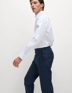 Regular Fit Easy Iron Pure Cotton Textured Shirt -Marksandspencer Sale Store Regular Fit Easy Iron Pure Cotton Textured Shirt 5