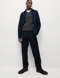 Regular Fit Elasticated Waist Chinos