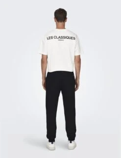 Only & Sons Regular Fit Elasticated Waist Cuffed Joggers -Marksandspencer Sale Store Regular Fit Elasticated Waist Cuffed Joggers 3