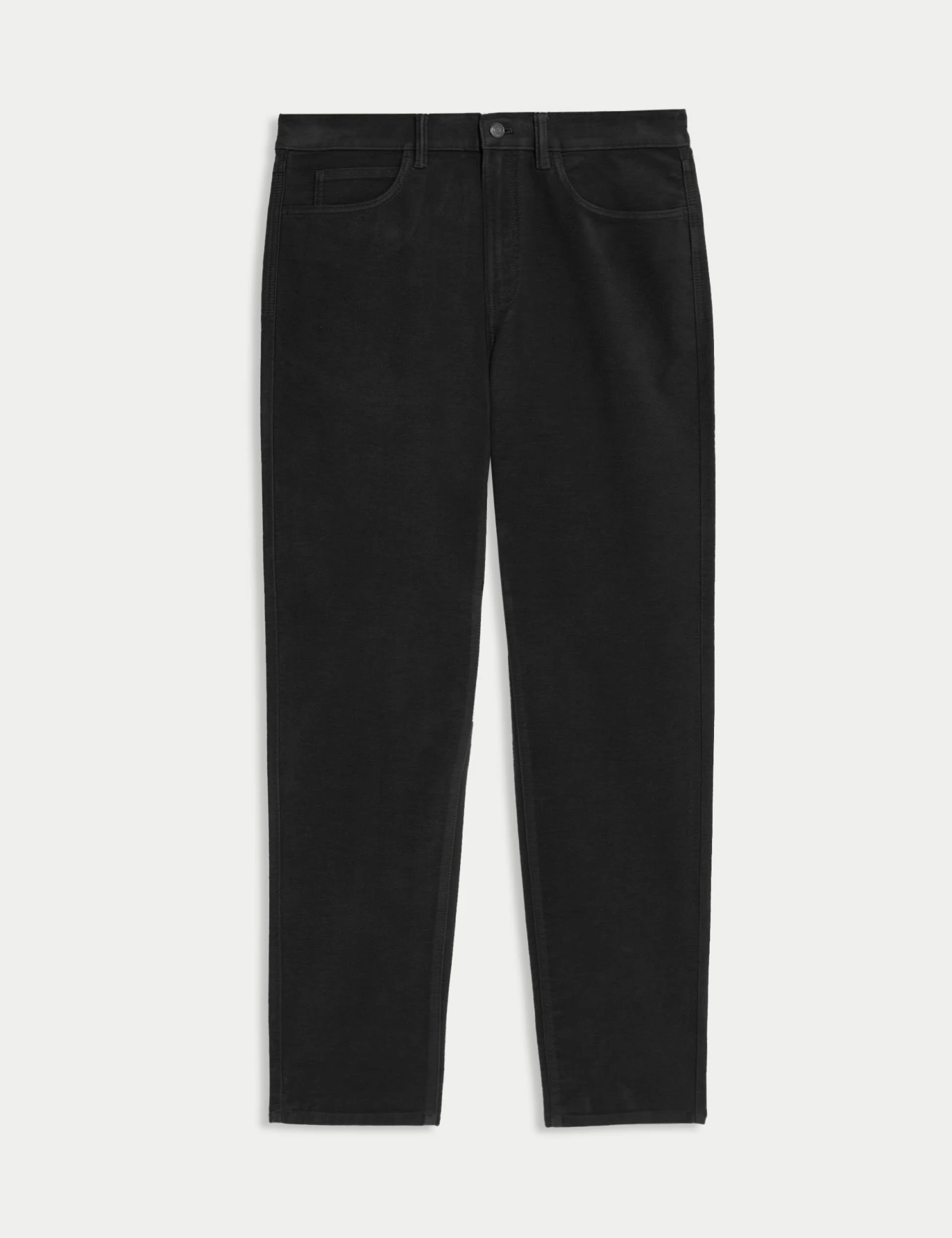 Regular Fit Italian Moleskin 5 Pocket Trousers 2 Regular Fit Italian Moleskin 5 Pocket Trousers - Image 2