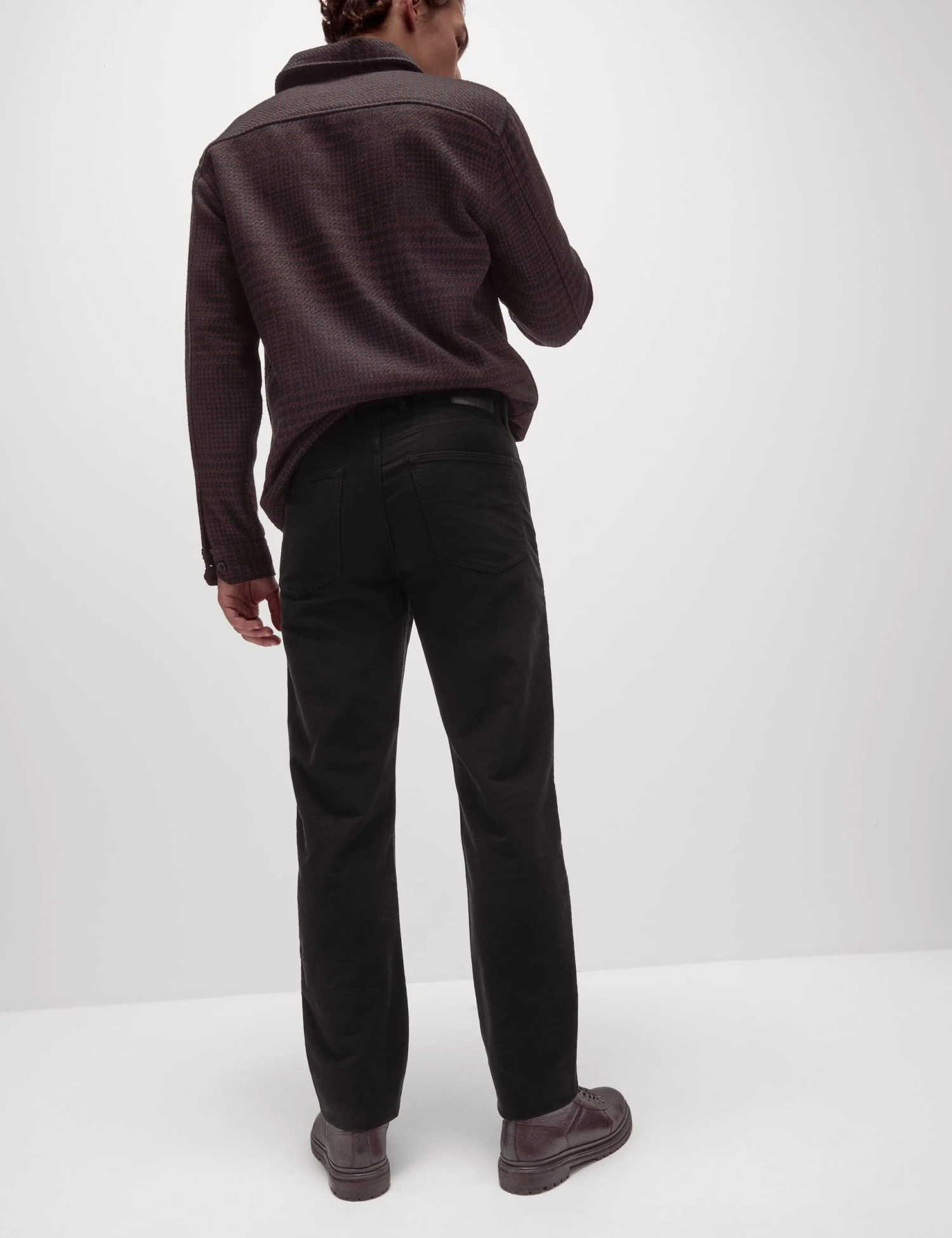 Regular Fit Italian Moleskin 5 Pocket Trousers 6 Regular Fit Italian Moleskin 5 Pocket Trousers - Image 6