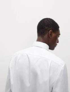 Regular Fit Luxury Cotton Double Cuff Dress Shirt -Marksandspencer Sale Store Regular Fit Luxury Cotton Double Cuff Dress Shirt 5