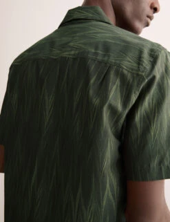 Jaeger Regular Fit Luxury Cotton Silk Blend Shirt -Marksandspencer Sale Store Regular Fit Luxury Cotton Silk Blend Shirt 2