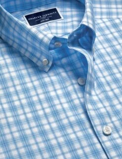 Regular Fit Non Iron Pure Cotton Check Shirt -Marksandspencer Sale Store Regular Fit Non Iron Pure Cotton Check Shirt 3