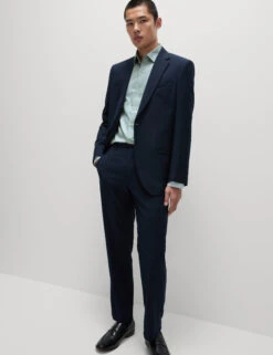 Regular Fit Pure Cotton Dobby Spot Shirt 22 Regular Fit Pure Cotton Dobby Spot Shirt -Marksandspencer Sale Store Regular Fit Pure Cotton Dobby Spot Shirt 2