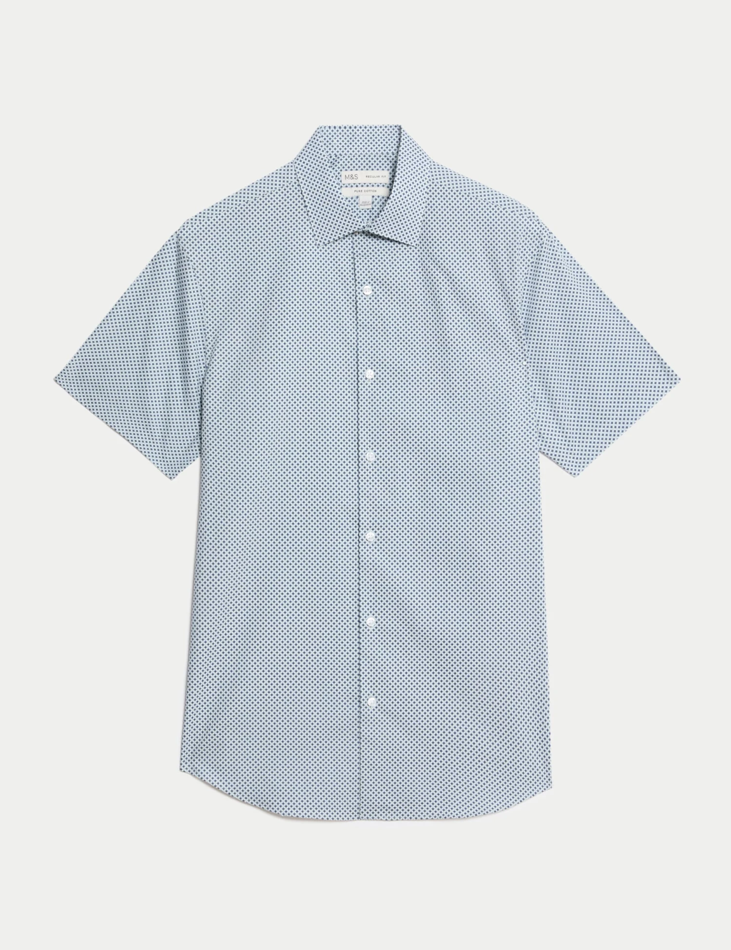 Regular Fit Pure Cotton Printed Shirt 2 Regular Fit Pure Cotton Printed Shirt - Image 2