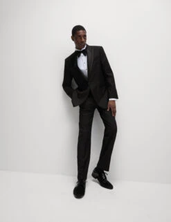 Regular Fit Stretch Tuxedo Jacket -Marksandspencer Sale Store Regular Fit Stretch Tuxedo Jacket 3