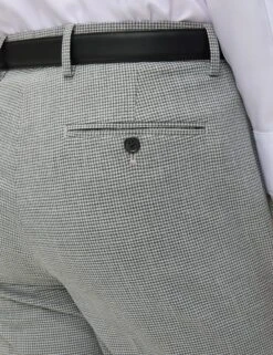 Regular Fit Textured Puppytooth Suit Trousers -Marksandspencer Sale Store Regular Fit Textured Puppytooth Suit Trousers 5