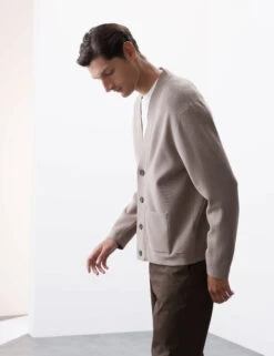 Relaxed Fit V-Neck Cardigan -Marksandspencer Sale Store Relaxed Fit V Neck Cardigan 4