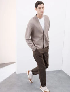 Relaxed Fit V-Neck Cardigan -Marksandspencer Sale Store Relaxed Fit V Neck Cardigan 6