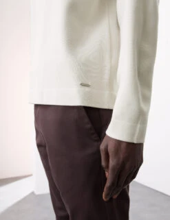 Relaxed Milano Knit Crew Neck Jumper -Marksandspencer Sale Store Relaxed Milano Knit Crew Neck Jumper 2