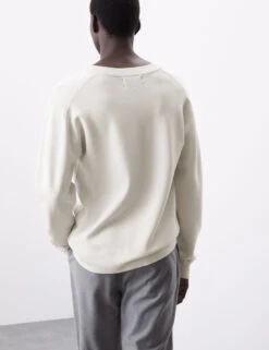 Relaxed Milano Knit V-Neck Jumper -Marksandspencer Sale Store Relaxed Milano Knit V Neck Jumper 2