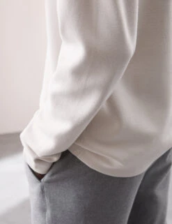 Relaxed Milano Knit V-Neck Jumper -Marksandspencer Sale Store Relaxed Milano Knit V Neck Jumper 3