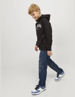 Jack & Jones Junior Relaxed Pure Cotton Denim Jeans (8-16 Yrs) -Marksandspencer Sale Store Relaxed Pure Cotton Denim Jeans 8 16 Yrs 1 4